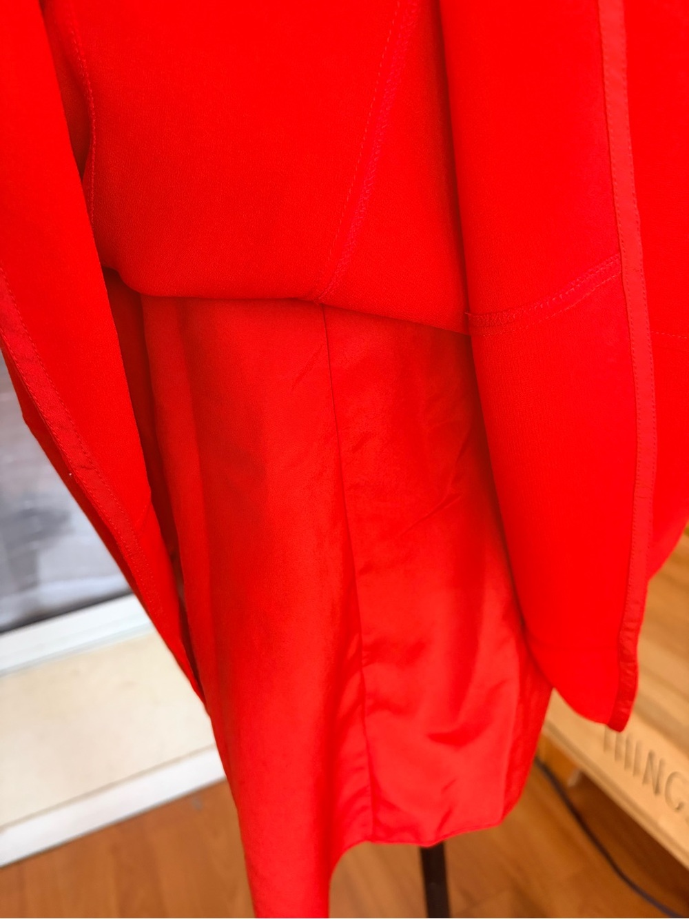 Hugo Boss 90s Inspired Red Midi Dress NWT Size 4 Quite Luxury Cocktail dress - Picture 8 of 10